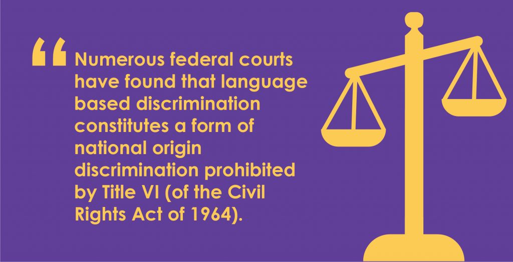 Pennsylvania court rules in a class-action lawsuit alleging language based discrimination by the School District of Philadelphia.