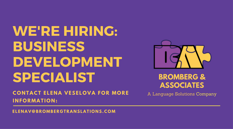 Bromberg & Associates | Business Development/Marketing Specialist