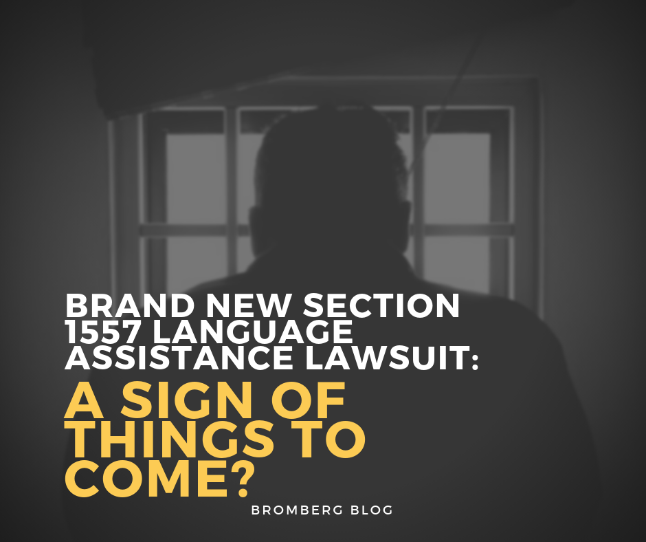 Brand New section 1557 Language Assistance Lawsuit: A Sign of Things to Come?
