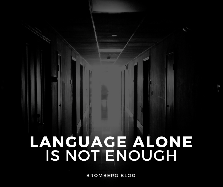 Language Alone Is Not Enough