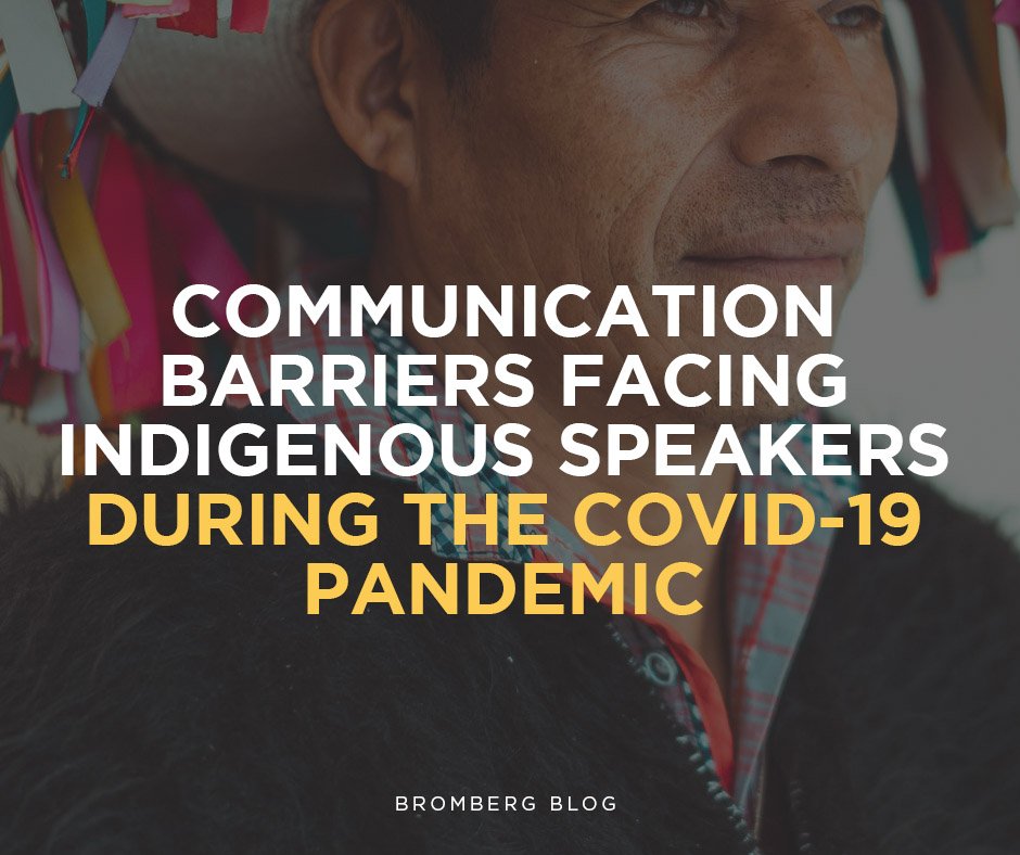 Communication Barriers facing Indigenous Speakers