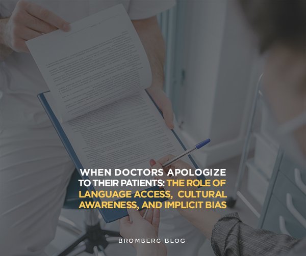 When doctors apologize to their patients