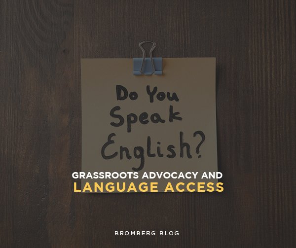 Bromberg & Associates | Grassroots Advocacy and Language Access