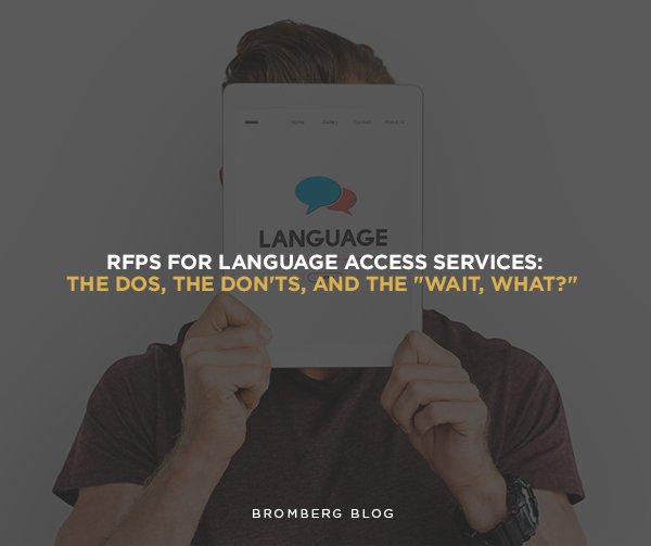 Language Access RFP
